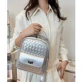 シルバー | スクエアミニリュック | CORNERS