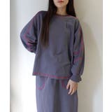 【CORNERS by KR】裏毛配色ステッチプルオーバー | CORNERS | 詳細画像20