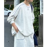 【CORNERS by KR】裏毛配色ステッチプルオーバー | CORNERS | 詳細画像14