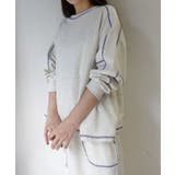 【CORNERS by KR】裏毛配色ステッチプルオーバー | CORNERS | 詳細画像27