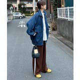 ブラウン | 【CORNERS by KR】グリッターライントラックパンツ | CORNERS