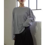 サムホール付きサイドスリットシアートップス | CORNERS  | 詳細画像13 