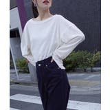 サムホール付きサイドスリットシアートップス | CORNERS  | 詳細画像3 