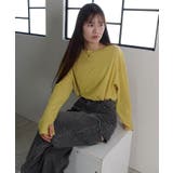 サムホール付きサイドスリットシアートップス | CORNERS  | 詳細画像24 