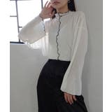 ボトルネックシアーフレアスリーブトップス | CORNERS | 詳細画像24