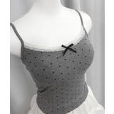 【2026SS新作】カップ付きドットレースキャミソール | CORNERS | 詳細画像12