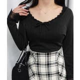 Vネックレース付きトップス | CORNERS | 詳細画像4