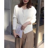 ケーブルニットカーディガン | CORNERS | 詳細画像1