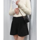 ブラック | ハイウエストショートパンツ | CORNERS