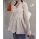 ペプラムニットカーディガン | CORNERS  | 詳細画像11 