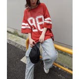 メッシュ切り替えナンバーTシャツ | CORNERS | 詳細画像1