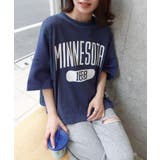 ワッフル切り替えカレッジロゴTシャツ | CORNERS | 詳細画像4