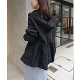 バルーンペプラムフードブルゾン | CORNERS  | 詳細画像4 