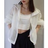 ホワイト | シアーダンボールパーカー | CORNERS 