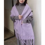 ボリューム太フリンジマフラー | CORNERS  | 詳細画像14 