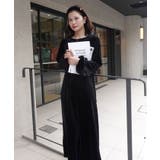 ベロアバックオープンワンピース | CORNERS  | 詳細画像1 