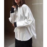 ホワイト | ブロードギャザードルマンブラウス | CORNERS 