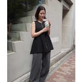 フロントZIPペプラムニットベスト | CORNERS | 詳細画像3