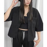 ブロードハーフスリーブオーバーシャツ | CORNERS  | 詳細画像11 