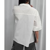 ブロードハーフスリーブオーバーシャツ | CORNERS  | 詳細画像3 