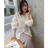 シアージャガードダブルZIPペプラムブラウス | CORNERS | 詳細画像3