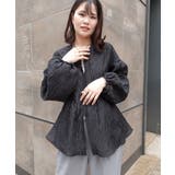 シアージャガードダブルZIPペプラムブラウス | CORNERS | 詳細画像7