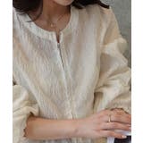 シアージャガードダブルZIPペプラムブラウス | CORNERS | 詳細画像14