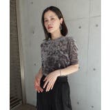 シアーベロアハーフスリーブTシャツ | CORNERS | 詳細画像1