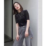 シアーベロアハーフスリーブTシャツ | CORNERS | 詳細画像2