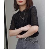 シアーベロアハーフスリーブTシャツ | CORNERS | 詳細画像5