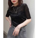 シアーベロアハーフスリーブTシャツ | CORNERS | 詳細画像7