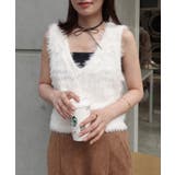 フェザーヤーンVネックベスト | CORNERS  | 詳細画像9 