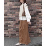 フェイクスエードナロースカート | CORNERS | 詳細画像18