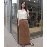 フェイクスエードナロースカート | CORNERS | 詳細画像9