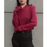 パープル | パワーメッシュボトルネックロンT | CORNERS