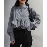 ブロードフリルヘムブラウス | CORNERS  | 詳細画像6 