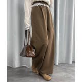 ブラウン | ツイルウエストレースパンツ | CORNERS 