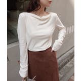 マットベロアボートネックトップス | CORNERS | 詳細画像2