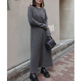 メランジニットビスチェ付きニットワンピース | CORNERS  | 詳細画像3 