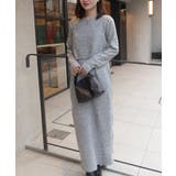 メランジニットビスチェ付きニットワンピース | CORNERS  | 詳細画像15 