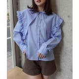 2wayビッグフリルカラーブラウス | CORNERS  | 詳細画像3 