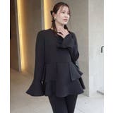 オケージョンペプラムブラウス | CORNERS  | 詳細画像5 