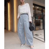 ツイル配色ステッチバレルパンツ | CORNERS  | 詳細画像14 