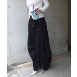 ツイル配色ステッチバレルパンツ | CORNERS  | 詳細画像4 