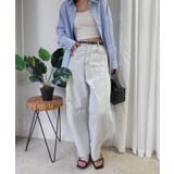 ツイル配色ステッチバレルパンツ | CORNERS  | 詳細画像19 