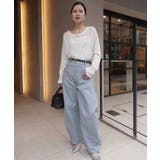 ツイル配色ステッチバレルパンツ | CORNERS  | 詳細画像8 