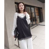 マットサテンレースキャミソール | CORNERS  | 詳細画像8 