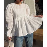 ブロードペプラムギャザーブラウス | CORNERS  | 詳細画像23 