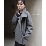 シャギースタンドカラーコート | CORNERS  | 詳細画像16 