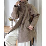 シャギースタンドカラーコート | CORNERS  | 詳細画像18 